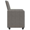 vidaXL Esszimmerst&uuml;hle mit Rollen 2 pcs Hellgrau 57 x 66 x 94 cm