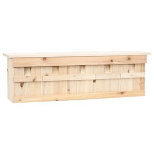 vidaXL Spatzenhaus 5-fach 68x15x21 cm Tannenholz