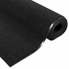 vidaXL Fu&szlig;matte Sonstiges Schwarz 120 x 350 cm Polypropylen und Vinyl