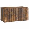 vidaXL Wandmontierter TV-Schrank Ger&auml;ucherte Eiche 59,5 x 31 x 30 cm