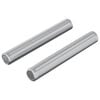 vidaXL Gewindestange 2 Stk. Silber 8 x 55 mm Stahl