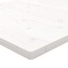 vidaXL Tischplatte Wei&szlig; 90x90x2,5 cm Massivholz Kiefer Quadratisch