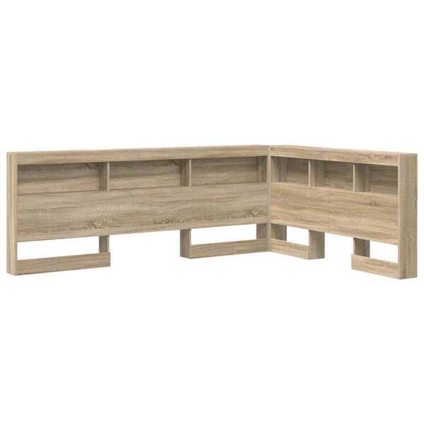 vidaXL Aufbewahrungskopfteil Sonoma-Eiche 160 cm Holzwerkstoff