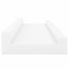 vidaXL Bilderleisten 2 Stk. Wei&szlig; 40x9x3 cm MDF