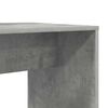 vidaXL Schreibtisch Beton Grau 138,5 x 55 x 143 cm Holzwerkstoff