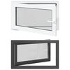 vidaXL Kellerfenster RISOR 100 x 70 cm PVC und Glas Anthrazit