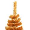 vidaXL Weihnachtsbaum mit 150 LEDs mit Ständer Gold 150 cm Haustier