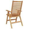 vidaXL Gartenst&uuml;hle 2 pcs Braun 52 x 64,5 x 108 cm Massivholz Akazie