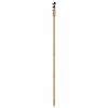 vidaXL Schiebet&uuml;r ORKDAL Nat&uuml;rlich und Schwarz 86 x 211 cm