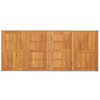 vidaXL Gartentisch mit Akazienholz-Platte 190x80x74 cm Poly Rattan