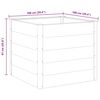 vidaXL Garten-Hochbeet WPC 100x100x91 cm Grau