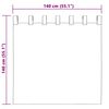 vidaXL Verdunkelungsvorh&auml;nge 2 pcs Senfgelb 140 x 140 cm Samt