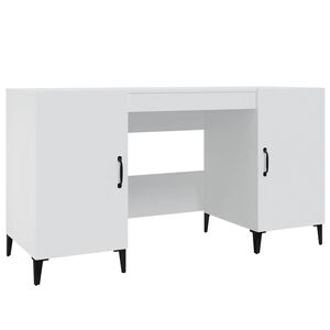 vidaXL Schreibtisch Wei&szlig; 140x50x75 cm Holzwerkstoff