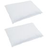 vidaXL Bettdecken Set mit Kissen 3 pcs Wei&szlig; Daunenfeder
