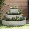 vidaXL Garten-Pflanzgef&auml;&szlig; Silber 90 x 90 x 20 cm Verzinkter Stahl