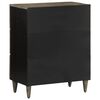 vidaXL Sideboards 2 Stk. Hellgrau 60x33,5x75 cm Massivholz Mango
