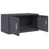 vidaXL Aufbewahrungsschrank Anthrazit 80 x 40 x 40 cm Stahl