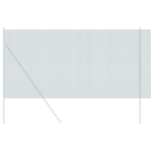 vidaXL Geschwei&szlig;ter Drahtzaun Gr&uuml;n 0,8 x 10 m