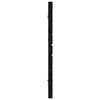 vidaXL Wand-Kopfteil Schwarz 166x3x63 cm Massivholz Kiefer