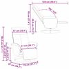 vidaXL Massage Relaxsessel Schwarz 79 x 87 x 104.5 cm Stoff