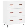 vidaXL Kommode Wei&szlig; 69,5x34x90 cm Holzwerkstoff