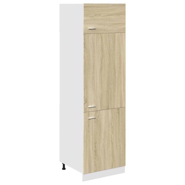vidaXL 8-tlg. K&uuml;chenschrank-Set Lyon Sonoma-Eiche Holzwerkstoff