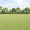 vidaXL Zaun mit Pfosten Silber 1,2 x 100 m Stahl