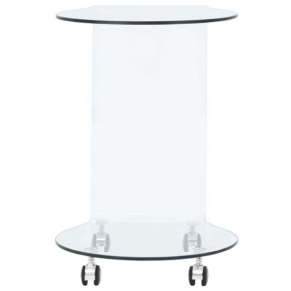 vidaXL Couchtisch 45x40x58 cm Hartglas