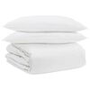 vidaXL Bettdecken Set mit Kissen 3 pcs Wei&szlig; Daunenfeder