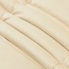 vidaXL Sommerdecke Gepolstert Creme 155 x 200 cm Mikrofaser