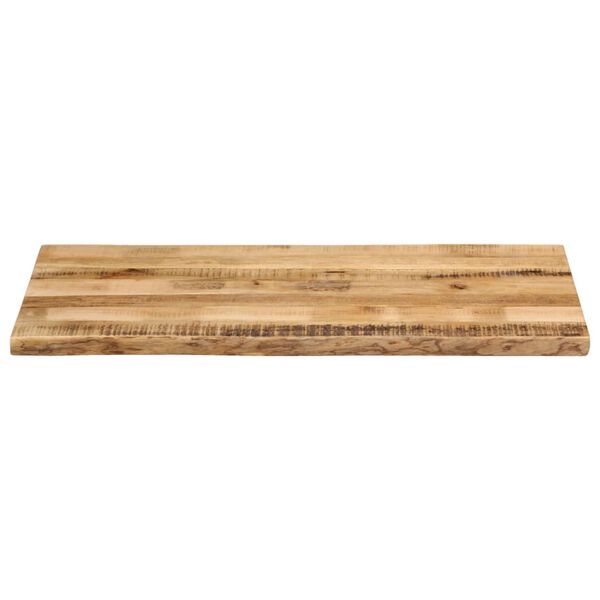 vidaXL Tischplatte mit Baumkante 100x60x3,8 cm Raues Mango Massivholz