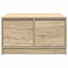 vidaXL Couchtisch mit Schubladen Sonoma-Eiche 70,5x70x40 cm