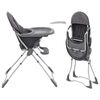 vidaXL Baby-Hochstuhl Grau und Wei&szlig;