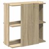 vidaXL B&uuml;cherregal 3 B&ouml;den Sonoma-Eiche 60x30x60 cm Holzwerkstoff