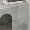 vidaXL Katzenhaus Beton 51 x 30 x 52 cm Holzwerkstoff