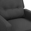vidaXL Relaxsessel Dunkelgrau Stoff