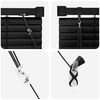 vidaXL Venetianer Jalousie Verstellbar Schwarz 213 x 120 cm PVC