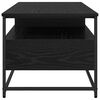 vidaXL Couchtisch Schwarz Eichen-Optik 100 x 51 x 45 cm Holzwerkstoff