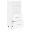 vidaXL Sideboard Wei&szlig; 34,5x34x90 cm Holzwerkstoff