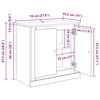 vidaXL Sideboards 3 pcs Altholz 70 x 35,5 x 67,5 cm Holzwerkstoff