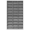 vidaXL CD-Regal Grau Sonoma 102x23x177,5 cm Holzwerkstoff