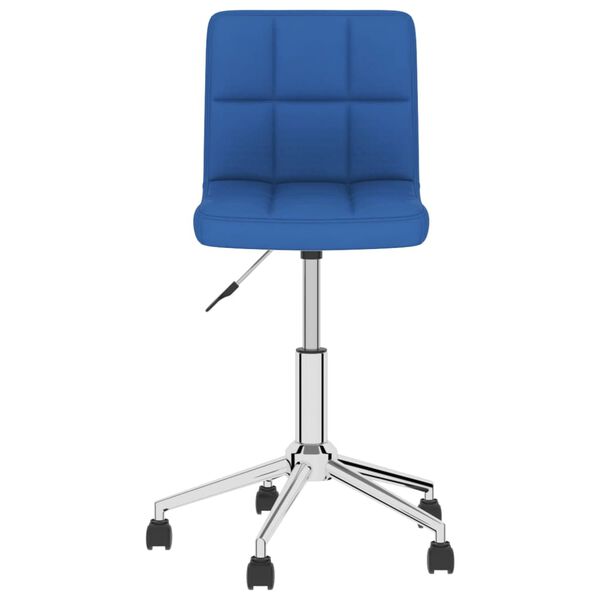 vidaXL Esszimmerstuhl Drehbar Blau Stoff