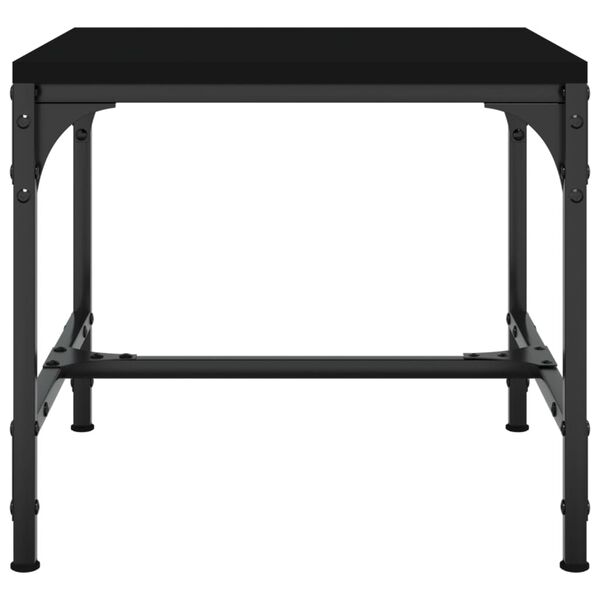 vidaXL Beistelltisch Schwarz 40x40x35 cm Holzwerkstoff