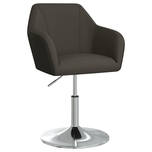 vidaXL Barhocker Grau Kunstleder