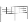 vidaXL Kopfteil Metall Schwarz 193 cm