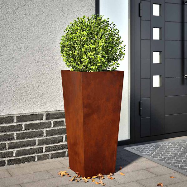 vidaXL Pflanzk&uuml;bel 2 Stk. 35x35x75 cm Wetterfester Stahl