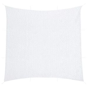 vidaXL Tarnnetz mit Aufbewahrungstasche 614x581 cm Wei&szlig;