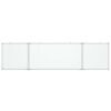vidaXL Magnetisches Whiteboard Klappbar 160x40x1,7 cm Aluminium