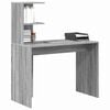 vidaXL Schreibtisch Graues Sonoma 102 x 50 x 124 cm Holzwerkstoff