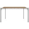 vidaXL Markise Taupe 4x3 m 180 g/m&sup2; Stoff und Stahl